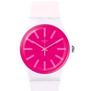Swatch Strawbeon SUOW162 Quartz Watch.